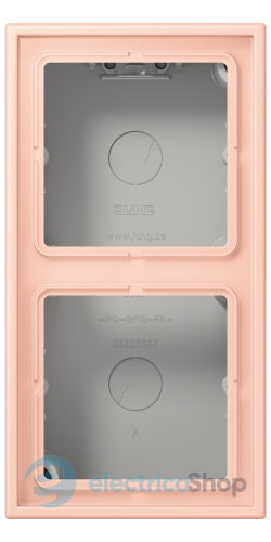 Коробка 2-п. накладного монтажу JUNG LC582A234 l’ocre rouge clair (32112)