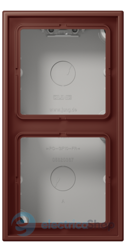 Коробка 2-п. накладного монтажу JUNG LC582A235 terre sienne brûlée 31 (32120)