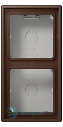Коробка 2-п. накладного монтажу JUNG LC582A239 terre d’ombre brûlée 31 (32130)