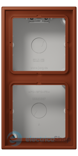 Коробка 2-п. накладного монтажу JUNG LC582A247 terre sienne brûlée 59 (4320D)