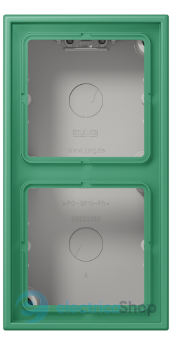 Коробка 2-п. накладного монтажу JUNG LC582A250 vert 59 (4320G)