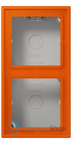 Коробка 2-п. накладного монтажу JUNG LC582A260 orange vif (4320S)