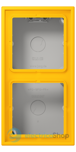 Коробка 2-п. накладного монтажу JUNG LC582A263 le jaune vif (4320W)