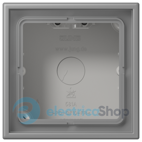 Коробка 1-п. накладного монтажу JUNG LC581A203 gris 31 (32011)