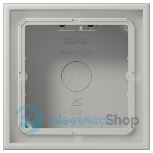 Коробка 1-п. накладного монтажу JUNG LC581A205 gris clair 31 (32013)