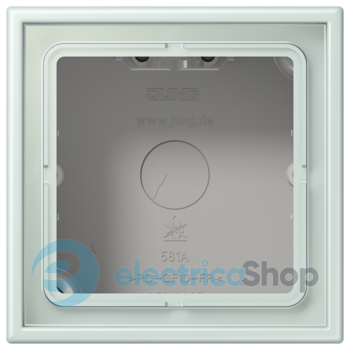 Коробка 1-п. накладного монтажу JUNG LC581A215 céruléen pâle (32034)