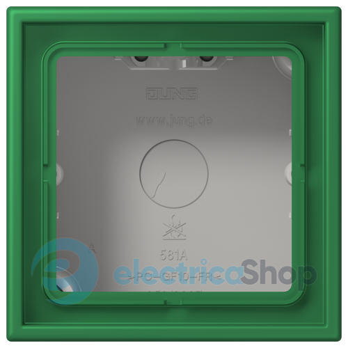 Коробка 1-п. накладного монтажу JUNG LC581A219 vert foncé (32050)