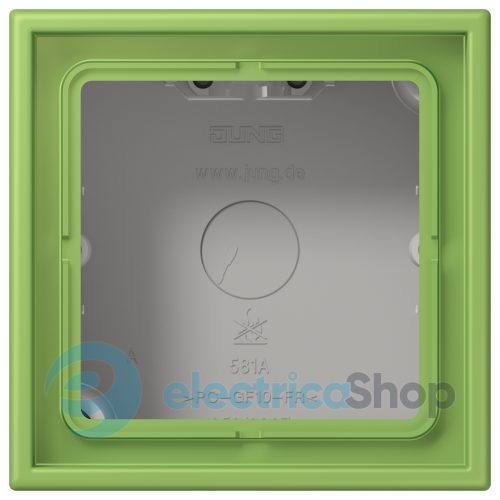 Коробка 1-п. накладного монтажу JUNG LC581A220 vert 31 (32051)
