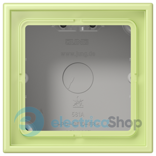 Коробка 1-п. накладного монтажу JUNG LC581A222 vert jaune clair (32053)