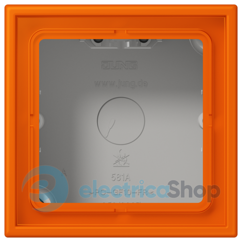 Коробка 1-п. накладного монтажу JUNG LC581A224 orange (32080)