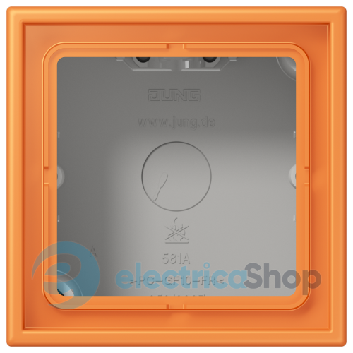 Коробка 1-п. накладного монтажу JUNG LC581A225 orange clair (32081)