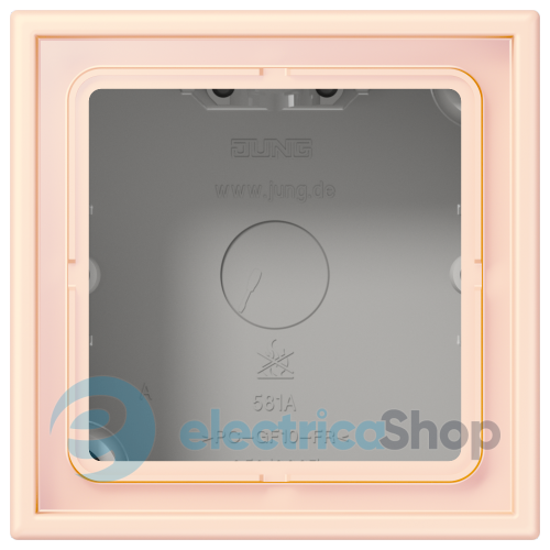 Коробка 1-п. накладного монтажу JUNG LC581A226 orange pâle (32082)