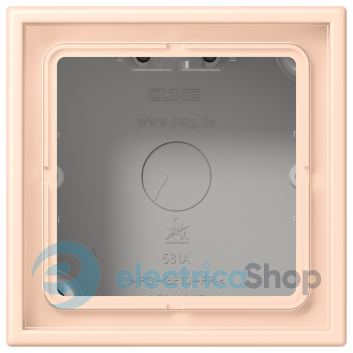 Коробка 1-п. накладного монтажу JUNG LC581A228 rose pâle (32091)