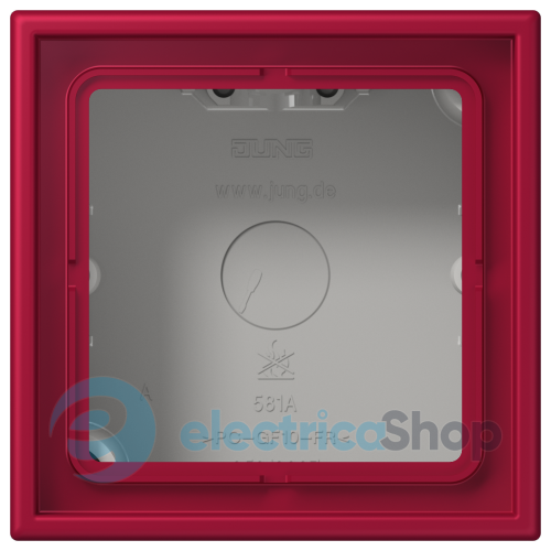Коробка 1-п. накладного монтажу JUNG LC581A229 rouge carmin (32100)