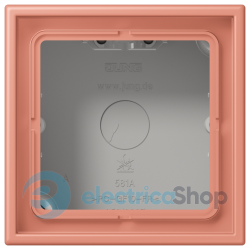 Коробка 1-п. накладного монтажу JUNG LC581A233 l’ocre rouge moyen (32111)
