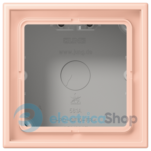 Коробка 1-п. накладного монтажа JUNG LC581A234 l’ocre rouge clair (32112)