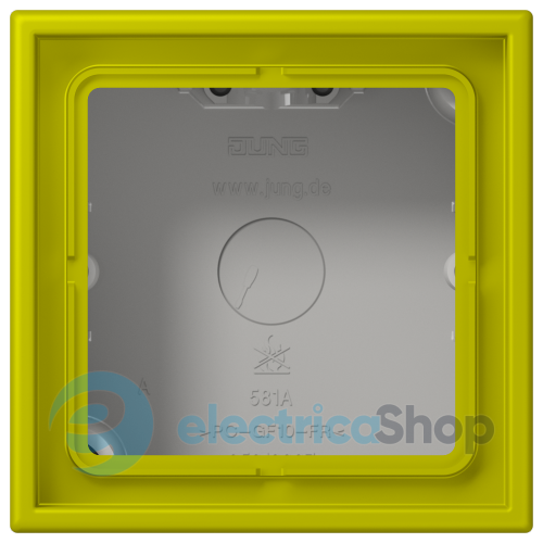 Коробка 1-п. накладного монтажу JUNG LC581A249 vert olive vif (4320F)