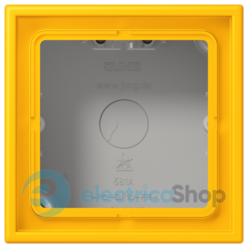Коробка 1-п. накладного монтажу JUNG LC581A263 le jaune vif (4320W)