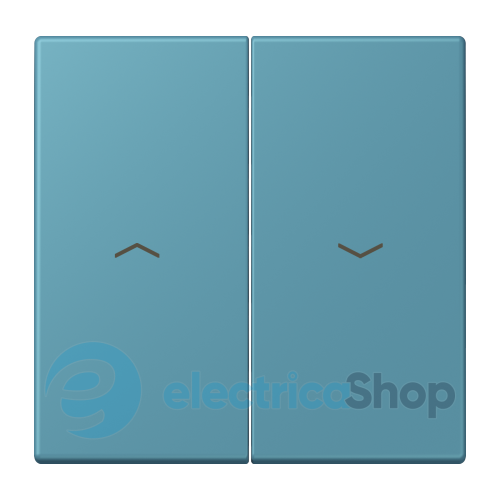 Клавиша 2-а. со стрелками JUNG LC995P212 céruléen vif (32031)