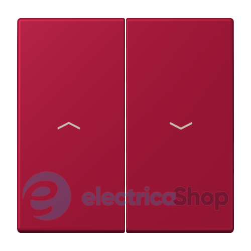 Клавиша 2-а. со стрелками JUNG LC995P229 rouge carmin (32100)