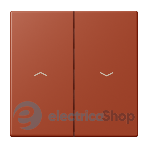 Клавиша 2-а. со стрелками JUNG LC995P232 l'ocre rouge (32110)