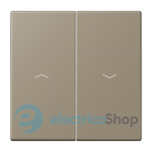 Клавиша 2-а. со стрелками JUNG LC995P242 ombre naturelle moyenne (32141)