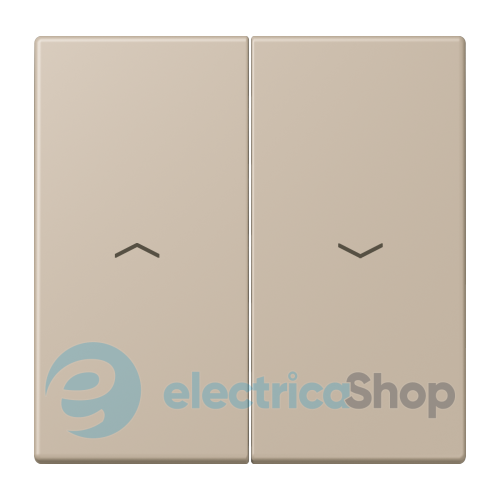 Клавиша 2-а. со стрелками JUNG LC995P243 ombre naturelle claire (32142)