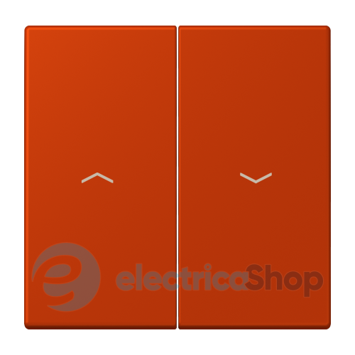 Клавиша 2-а. со стрелками JUNG LC995P244 rouge vermillon 59 (4320A)