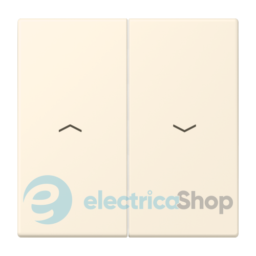 Клавиша 2-а. со стрелками JUNG LC995P245 blanc ivoire (4320B)