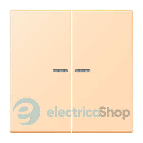 Клавиша 2-а. с подсветкой JUNG LC995KO5223 ocre (32060)