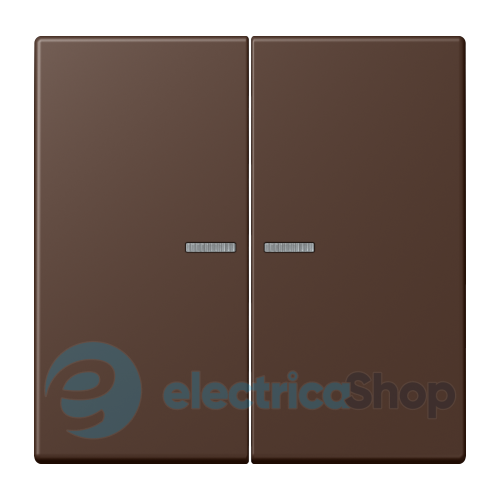 Клавиша 2-а. с подсветкой JUNG LC995KO5239 terre d’ombre brûlée 31 (32130)