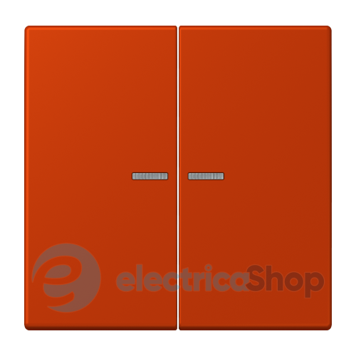 Клавиша 2-а. с подсветкой JUNG LC995KO5244 rouge vermillon 59 (4320A)