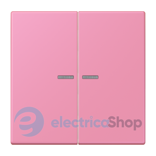 Клавиша 2-а. с подсветкой JUNG LC995KO5246 rose vif (4320C)