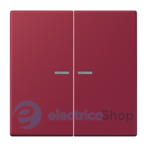 Клавиша 2-а. с подсветкой JUNG LC995KO5255 le rubis (4320M)