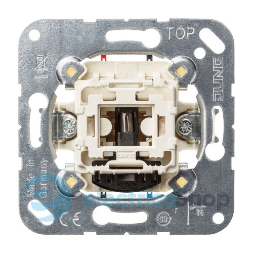 Механизм выключателя 1-полюсный 20AX/250V, винт. клеммы JUNG 501-20 KOU