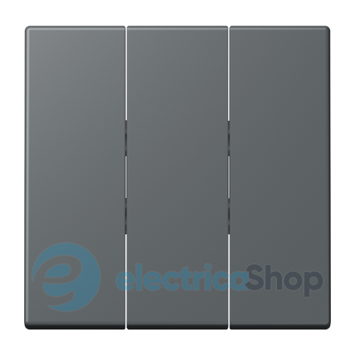 Клавиша для выключателя 3-а. JUNG LC993BF202 gris foncé 31 (32010)