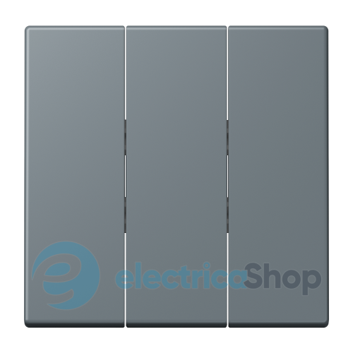 Клавиша для выключателя 3-а. JUNG LC993BF251 gris 59 (4320H)