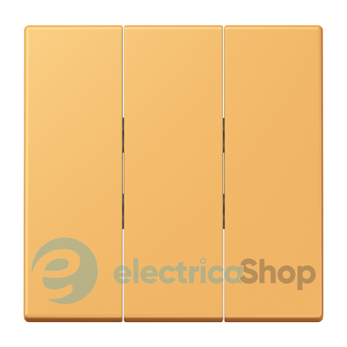 Клавиша для выключателя 3-а. JUNG LC993BF254 ocre jaune clair (4320L)