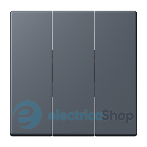 Клавиша для выключателя 3-а. JUNG LC993BF262 gris foncé (4320U)