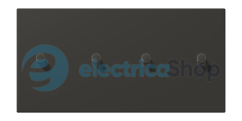 Накладка 2-п. для выключателя с 4-ма тумблерами «цилиндр», горизонт. JUNG LC12-250R0259 ombre naturelle 59 (4320R)