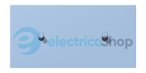 Накладка 2-п. для выключателя с 2-ма тумблерами «цилиндр», горизонт. JUNG LC12-200R0207 outremer moyen (32021)