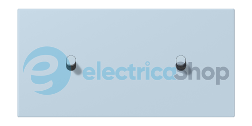 Накладка 2-п. для выключателя с 2-ма тумблерами «цилиндр», горизонт. JUNG LC12-200R0208 outremer clair (32022)