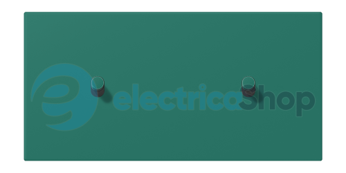 Накладка 2-п. для выключателя с 2-ма тумблерами «цилиндр», горизонт. JUNG LC12-200R0216 vert anglais (32040)