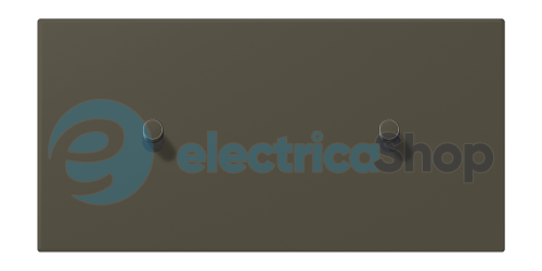 Накладка 2-п. для выключателя с 2-ма тумблерами «цилиндр», горизонт. JUNG LC12-200R0241 ombre naturelle 31 (32140)