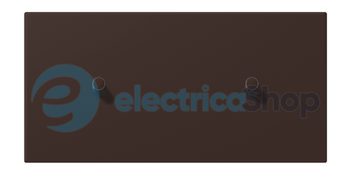 Накладка 2-п. для выключателя с 2-ма тумблерами «цилиндр», горизонт. JUNG LC12-200R0252 terre d‘ombre brûlée 59 (4320J)