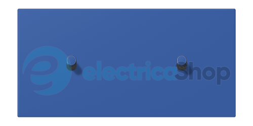 Накладка 2-п. для выключателя с 2-ма тумблерами «цилиндр», горизонт. JUNG LC12-200R0253 bleu outremer 59 (4320K)