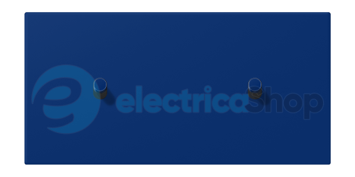 Накладка 2-п. для выключателя с 2-ма тумблерами «цилиндр», горизонт. JUNG LC12-200R0261 bleu outremer foncé (4320T)