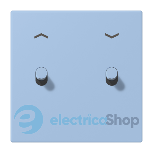 Накладка 1-п. для выключателя с 2-ма тумблерами «цилиндр» со стрелками JUNG LC12-5PR0207 outremer moyen (32021)