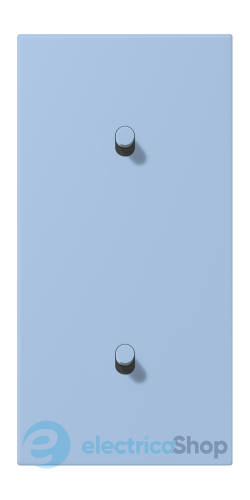 Накладка 2-п. для выключателя с 2-ма тумблерами «цилиндр», вертик. JUNG LC12-20R0207 outremer moyen (32021)