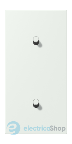 Накладка 2-п. для выключателя с 2-ма тумблерами «цилиндр», вертик. JUNG LC12-20R0210 outremer gris (32024)